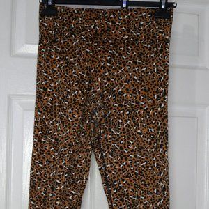 NIKE HIGH - RISE LEOPARD PRINT LEGGINGS IN BLACK